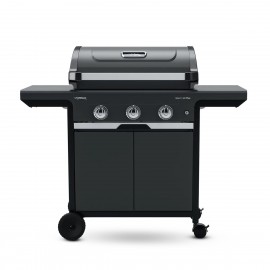 Campingaz Select 3 LX Plus Ψησταριά Υγραερίου Σχάρας 63x40εκ. με 3 Εστίες 9kW Dark Grey 10-02122