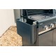 Campingaz Select 4 LX Ψησταριά Υγραερίου Σχάρας 75x40εκ. με 4 Εστίες 12kW και Πλαϊνό Μάτι 10-02123