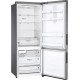 LG Ψυγειοκαταψύκτης 462lt Total NoFrost Υ185xΠ70xΒ70εκ. Inox GBB566PZHMN E