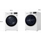 LG RC80V9AV3W Στεγνωτήριο 8kg A+++ με Αντλία Θερμότητας