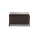 40-0602 DALI ΣΚΑΜΠΟ VELVET BROWN ΜΕ ΑΠΟΘ. ΧΩΡΟ 75X42X44εκ.