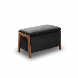 40-0600 DALI ΣΚΑΜΠΟ VELVET GREY ΜΕ ΑΠΟΘ. ΧΩΡΟ 75X42X44εκ.
