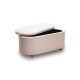 40-0606 FOSTER ΣΚΑΜΠΟ VELVET BEIGE ΜΕ ΑΠΟΘ. ΧΩΡΟ 99Χ45X45εκ.