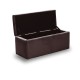 40-0610 LIDO ΣΚΑΜΠΟ VELVET BROWN ΜΕ ΑΠΟΘ. ΧΩΡΟ 101X41X42εκ.