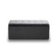 40-0607 LIDO ΣΚΑΜΠΟ VELVET GREY ΜΕ ΑΠΟΘ. ΧΩΡΟ 101X41X42εκ.