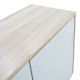 248-000005 Μπουφές Billie pakoworld sonoma-γκρι 149x40x77εκ