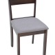 091-000012 Καρέκλα Dallan  pakoworld σε καρυδί απόχρωση 40x47.5x89εκ