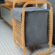 02-13042 ESTIA ΚΑΛΑΘΙ ΑΠΛΥΤΩΝ BAMBOO ΜΕ ΘΗΚΗ ΠΟΛΥΕΣΤΕΡΑ 40x35x60.5cm