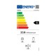 Hisense RT422N4ACE Ψυγείο Δίπορτο Total No Frost Inox E