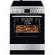 Electrolux LKR64020CX Κουζίνα 73lt με Κεραμικές Εστίες Π59.6εκ. Inox A