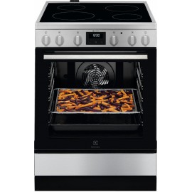 Electrolux LKR64020CX Κουζίνα 73lt με Κεραμικές Εστίες Π59.6εκ. Inox A