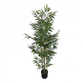 316-000030 Διακοσμητικό φυτό Bamboo σε γλάστρα Inart πράσινο pp Υ150εκ