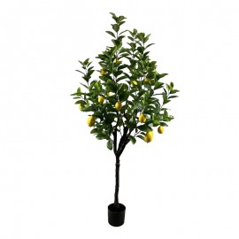 316-000034 Διακοσμητικό φυτό Lemon tree σε γλάστρα Inart πράσινο pp Υ180εκ
