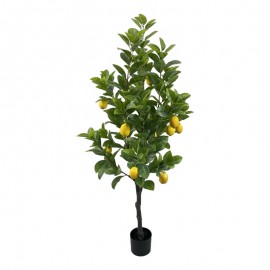 316-000033 Διακοσμητικό φυτό Lemon tree σε γλάστρα Inart πράσινο pp Υ150εκ