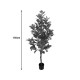 316-000033 Διακοσμητικό φυτό Lemon tree σε γλάστρα Inart πράσινο pp Υ150εκ