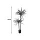 316-000039 Διακοσμητικό φυτό Dracaena palm σε γλάστρα Inart πράσινο pp Υ125εκ