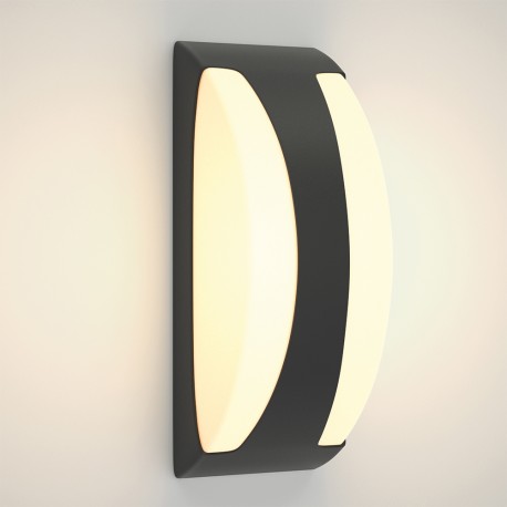 80203644 it-Lighting Wildwood - E27 Outdoor Wall Lamp in Anthracite Color (80203644)