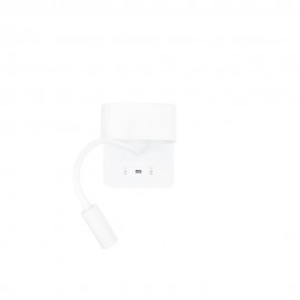 43036-White Inlight Επιτοίχιο φωτιστικό LED 9W 3000K από λευκό μέταλλο D:16cm (43036-White)