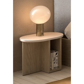 0191.GM09 Auriol κομοδίνο 55x40x45εκ. Rookwood Oak / Mineral Gravity  Rookwood Oak / Mineral gravity 55x40εκ. Ύψος : 45εκ.
