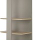 0181.GM65 Auriol ανοιχτή ντουλάπα 54x35x183εκ. Rookwood Oak / Grege  Rookwood Oak / Grege 54x35εκ. Ύψος : 183εκ.