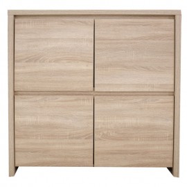 195-000027 Μπουφές Selina pakoworld sonoma 105x40.5x112.5εκ