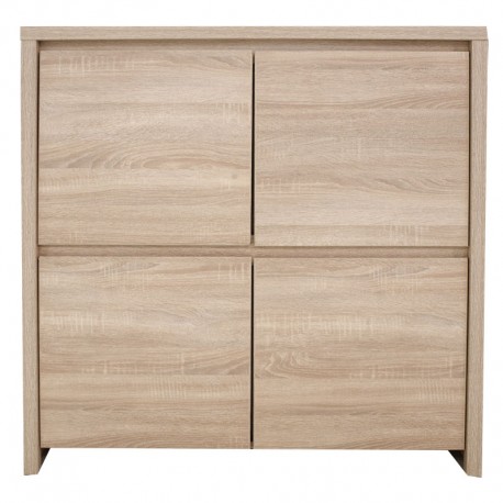 195-000027 Μπουφές Selina pakoworld sonoma 105x40.5x112.5εκ
