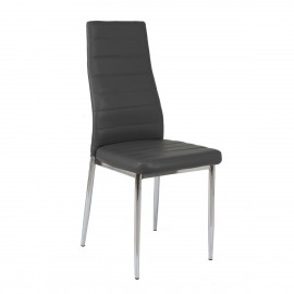 300-180 Καρέκλα Patricia Γκρι 40 x 39 x 96 40x39x96 εκ.