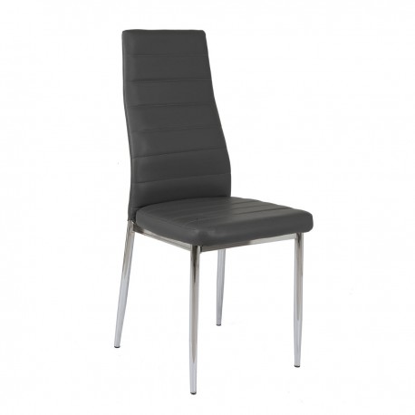 300-180 Καρέκλα Patricia Γκρι 40 x 39 x 96 40x39x96 εκ.
