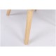 14770073 Πολυθρόνα ArteLibre BRIAR Μπορντό/Γκρι Patchwork Ύφασμα/Ξύλο 73x69x96cm Γκρι/Κόκκινο/Μπορντό