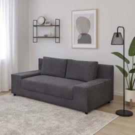 GR-FAV-M14 Καναπές Κρεβάτι Favorite Τριθέσιος Γκρι 200x81x71cm
