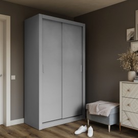 GR-LINEA-3 Ντουλάπα Linea Γκρι 120x60x215cm
