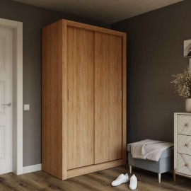 GR-LINEA-2 Ντουλάπα Linea Χρυσό Δρυς 120x60x215cm