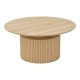 101-000125 Τραπέζι σαλονιού Opols pakoworld mdf σε  φυσική απόχρωση Φ90x42εκ