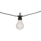 199-000685 Διακοσμητική γιρλάντα με 10 led φωτάκια Karivan pakoworld σε μαύρη απόχρωση 490x12x6εκ