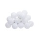 199-000663 Διακοσμητικά λαμπάκια led Batoni pakoworld pvc σε λευκή απόχρωση Φ3.5x260εκ