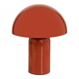 199-000680 Επιτραπέζιο φωτιστικό Mushi pakoworld μέταλλο σε terracotta απόχρωση Φ20x24,5εκ