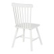 128-000040 Καρέκλα Melia pakoworld rubberwood σε λευκή απόχρωση 45x51x87εκ