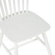 128-000040 Καρέκλα Melia pakoworld rubberwood σε λευκή απόχρωση 45x51x87εκ