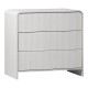 260-000030 Συρταριέρα Zeplen pakoworld MDF σε λευκή απόχρωση 80x40x75εκ