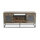 14540004 Έπιπλο Τηλεόρασης ArteLibre Amlet 130x40x58cm Φυσικό/Μαύρο