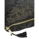 05152294 Μαξιλάρι ArteLibre Paisley Μαύρο Βελούδο 45x45cm Μαύρο