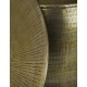 05152731 Τραπεζάκι-Κασπώ ArteLibre Χρυσό Μέταλλο 50x50x44cm Σετ 2Τμχ Χρυσό