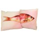 05152827 Μαξιλάρι ArteLibre Ψάρι Ροζ Polyester 45x45cm Σετ 2Τμχ Ροζ