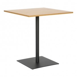 350-000039 Τραπέζι Nerobian pakoworld mdf σε sonoma απόχρωση 70x70x75εκ