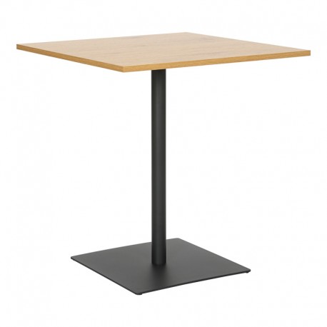 350-000039 Τραπέζι Nerobian pakoworld mdf σε sonoma απόχρωση 70x70x75εκ