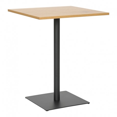 350-000038 Τραπέζι Nerobian pakoworld mdf σε sonoma απόχρωση 60x60x75εκ