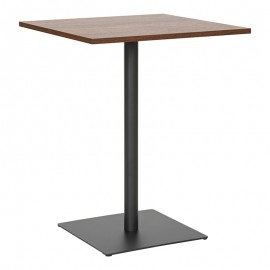 350-000036 Τραπέζι Nerobian pakoworld mdf σε καρυδί απόχρωση 60x60x75εκ