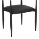 350-000025 Πολυθρόνα Kalone pakoworld pu σε μαύρη απόχρωση 56x55x78εκ