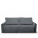14210253 Καναπές Κρεβάτι Τριθέσιος ArteLibre SHELBY Γκρι 215x110x90cm Γκρι