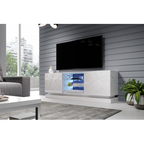 60-19869 TV stand QIU 160 white DIOMMI CAMA-QIU-160-RTV-BIP
